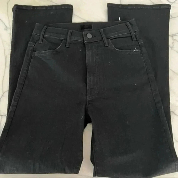 NEW MOTHER the hustlet ankle black jeans - Picture 2 of 6